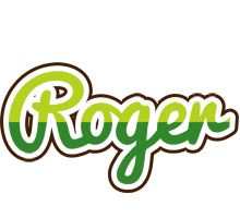 Roger golfing logo