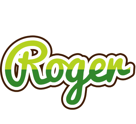 Roger golfing logo