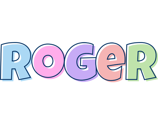 Roger pastel logo