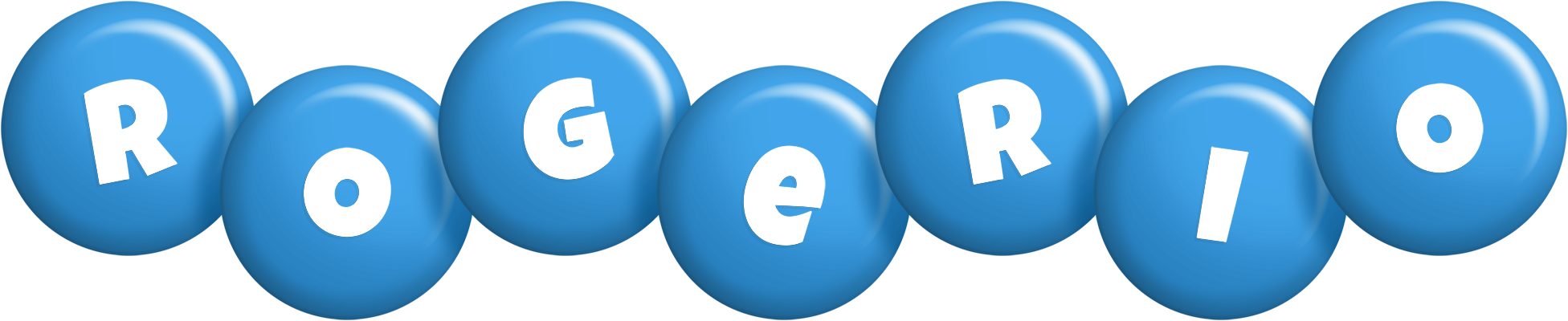 Rogerio candy-blue logo