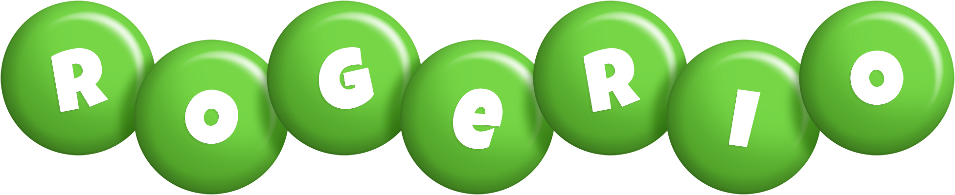 Rogerio candy-green logo