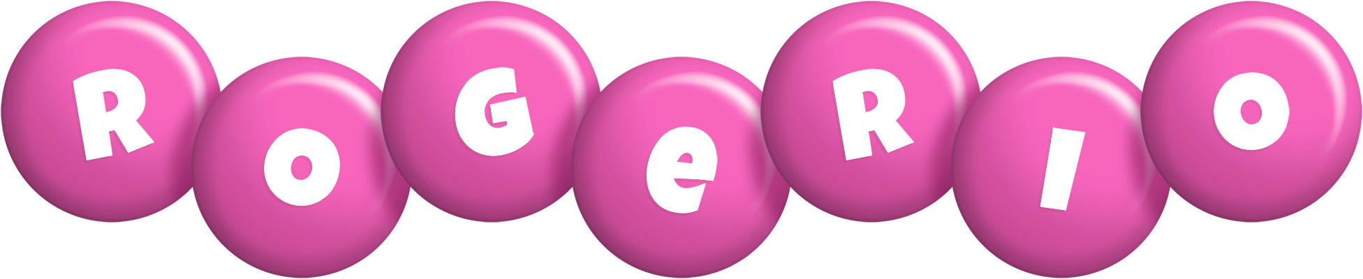 Rogerio candy-pink logo