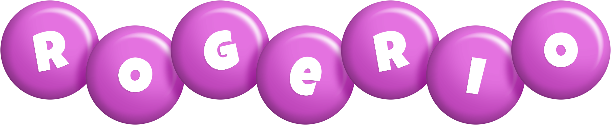 Rogerio candy-purple logo