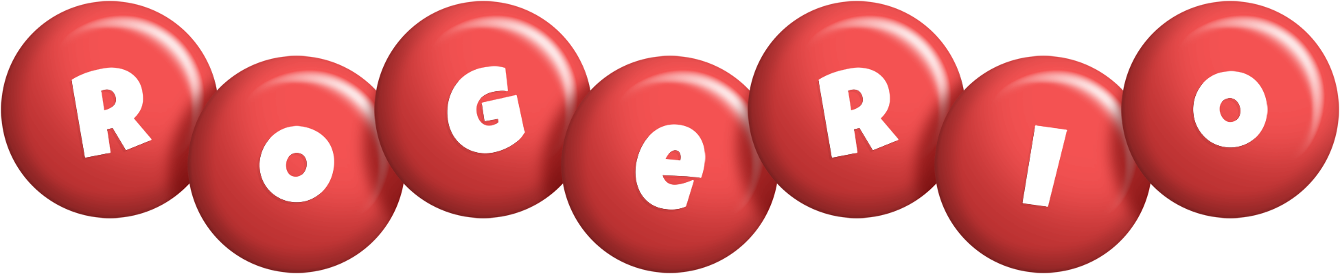Rogerio candy-red logo