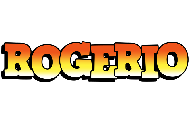Rogerio sunset logo
