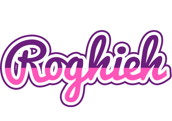 Roghieh cheerful logo