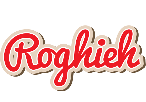 Roghieh chocolate logo