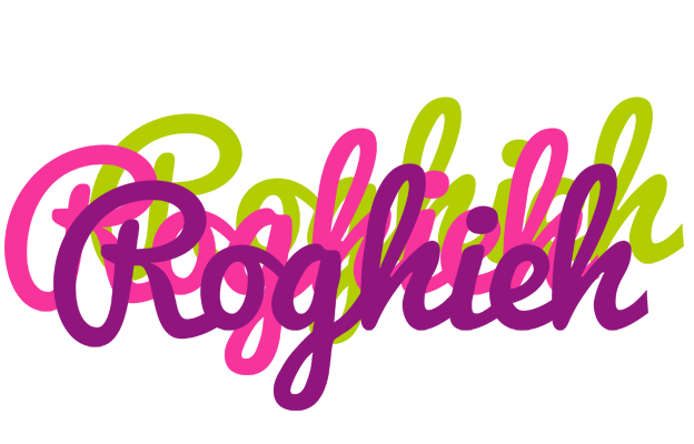 Roghieh flowers logo
