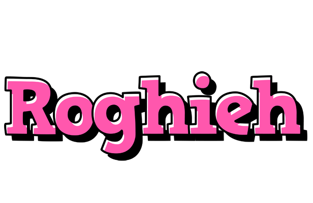 Roghieh girlish logo
