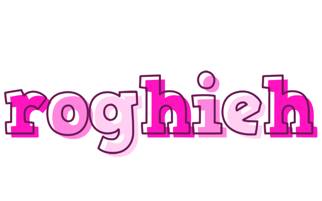 Roghieh hello logo