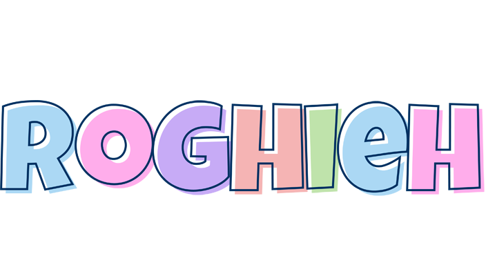 Roghieh pastel logo