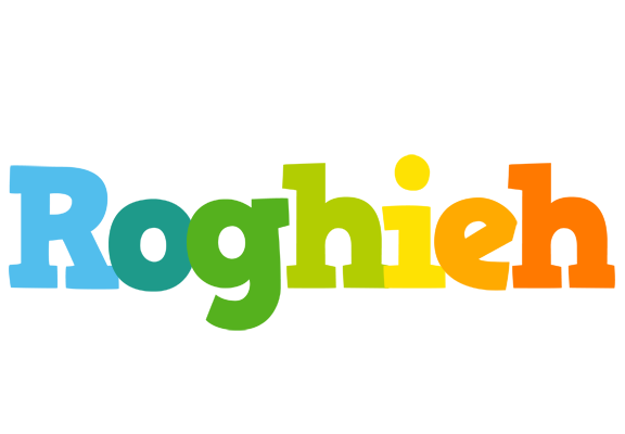 Roghieh rainbows logo