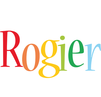 Rogier birthday logo