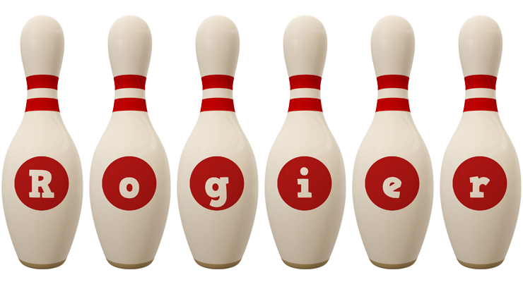 Rogier bowling-pin logo