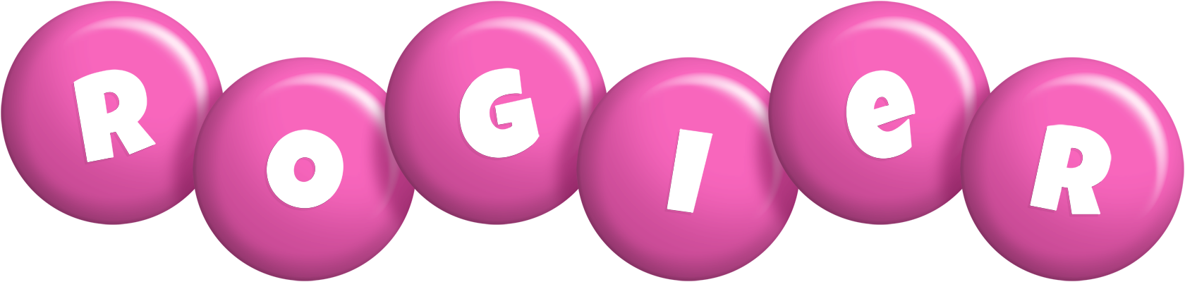 Rogier candy-pink logo