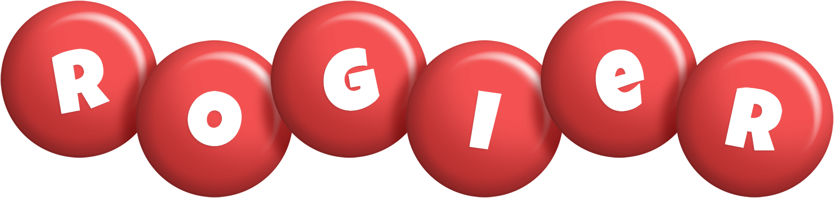 Rogier candy-red logo