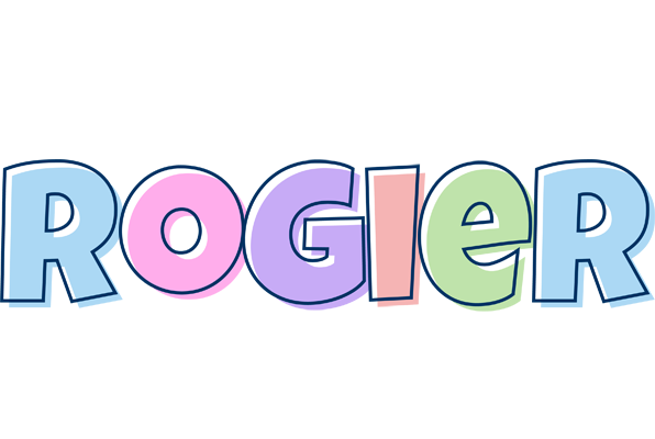 Rogier pastel logo