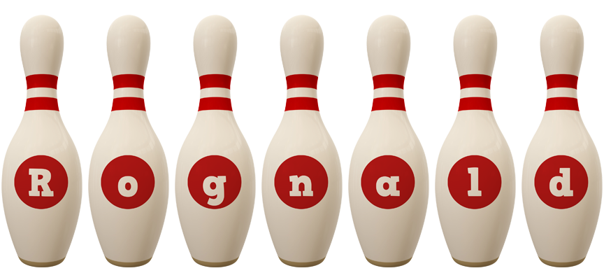 Rognald bowling-pin logo