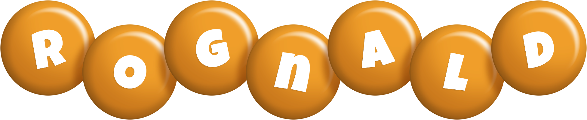 Rognald candy-orange logo
