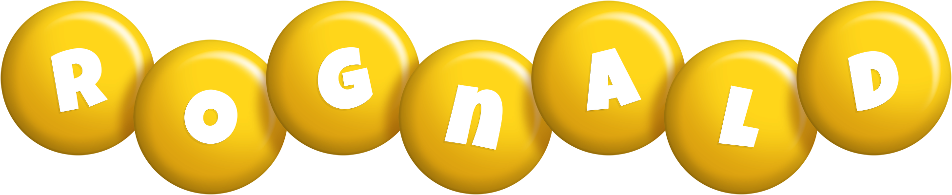 Rognald candy-yellow logo