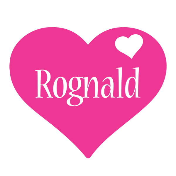 Rognald love-heart logo
