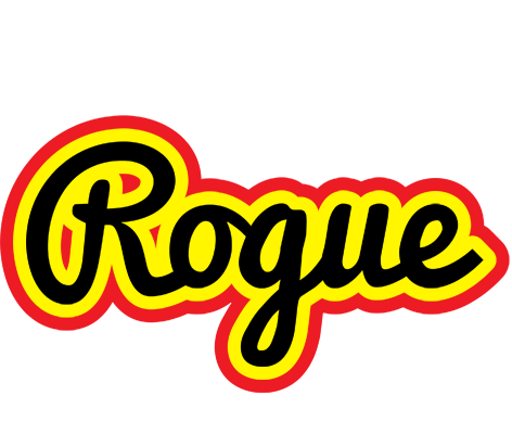 Rogue flaming logo