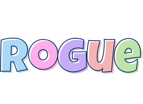 Rogue pastel logo