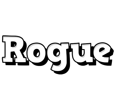 Rogue snowing logo