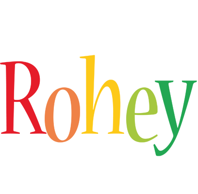 Rohey birthday logo