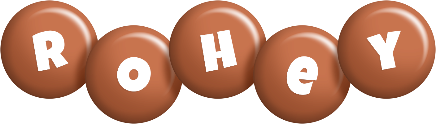 Rohey candy-brown logo