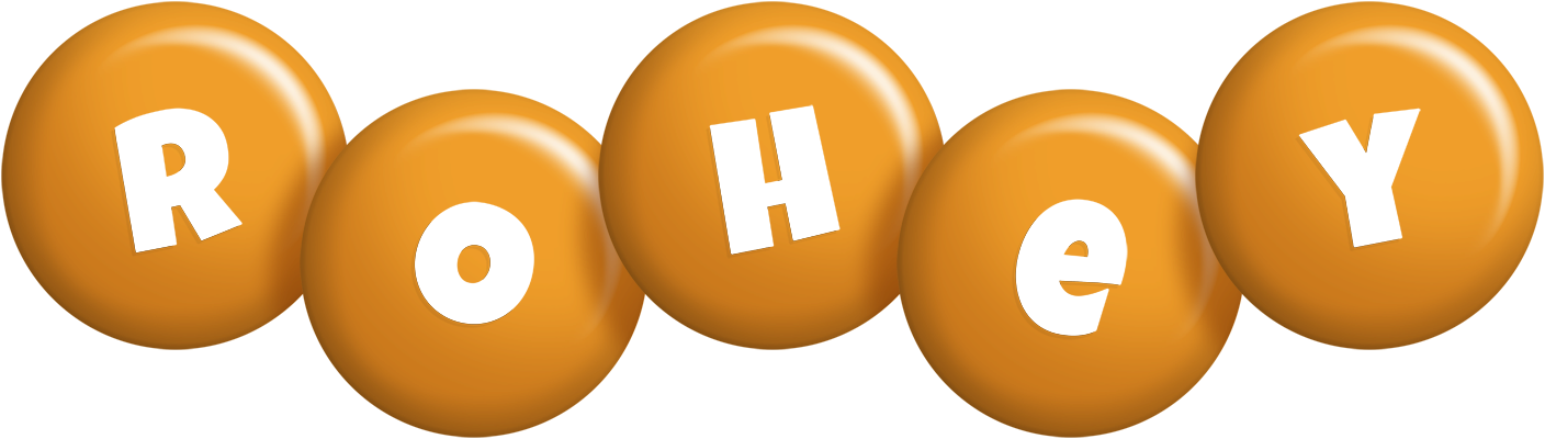 Rohey candy-orange logo