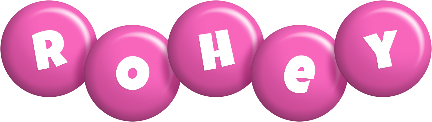 Rohey candy-pink logo