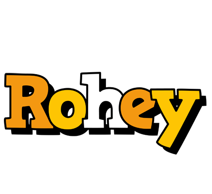 Rohey cartoon logo