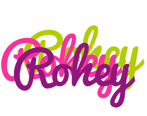 Rohey flowers logo