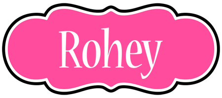 Rohey invitation logo