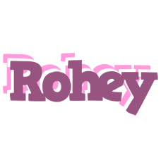 Rohey relaxing logo