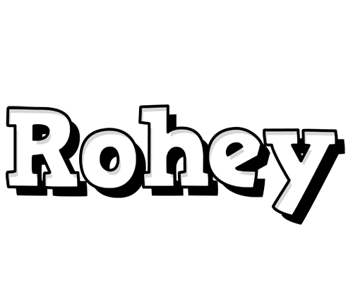 Rohey snowing logo