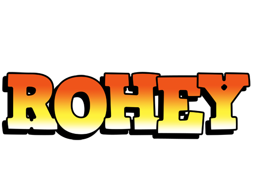 Rohey sunset logo