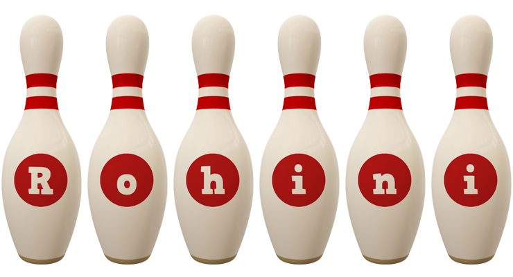 Rohini bowling-pin logo