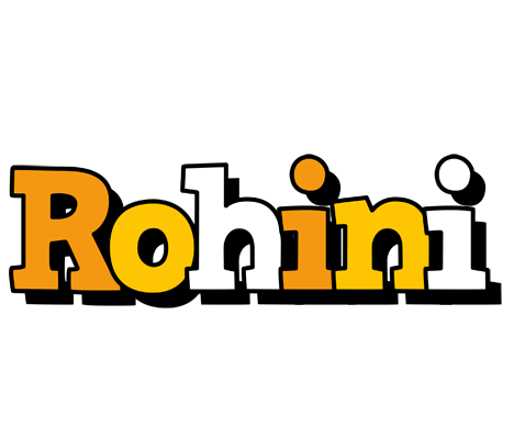 Rohini cartoon logo