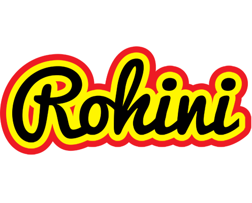 Rohini flaming logo