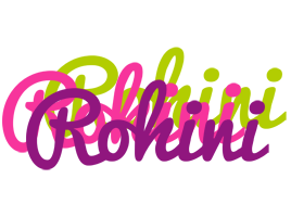 Rohini flowers logo