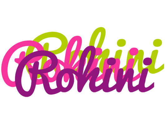 Rohini flowers logo