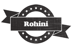 Rohini grunge logo