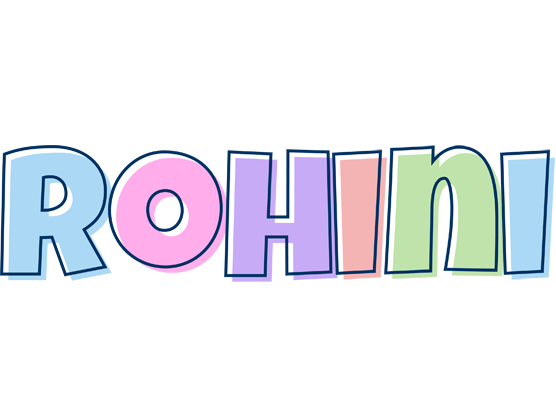 Rohini pastel logo
