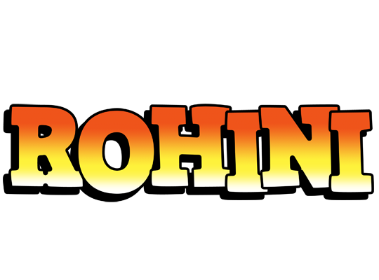 Rohini sunset logo