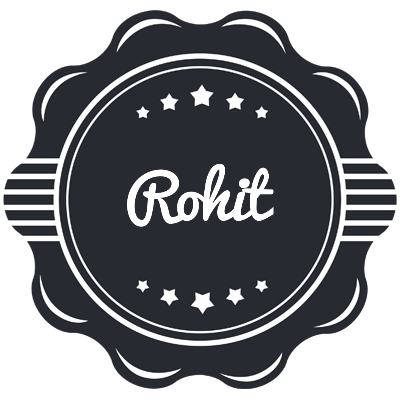 Rohit badge logo