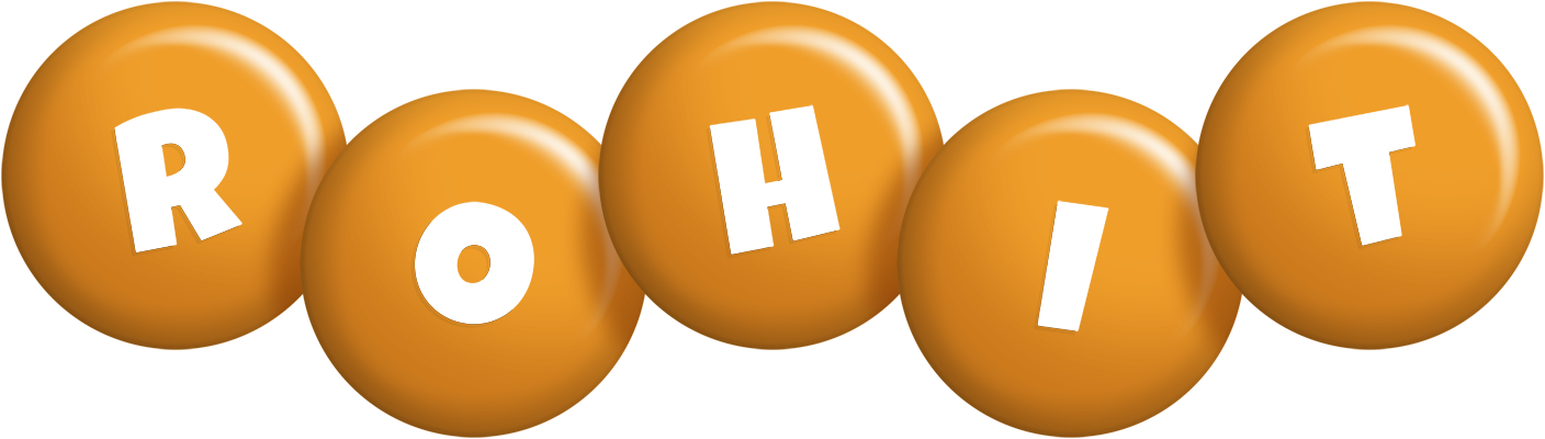 Rohit candy-orange logo