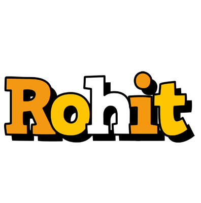 Rohit cartoon logo