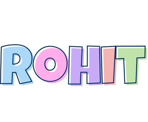Rohit pastel logo